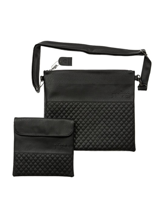 Faux Leather Tallit and Tefillin Bags wit... | Jewish Gift from Israel