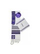 Ateret Ensemble de Talit Violet en Acrylique Menorah Étoile de D... | Talits modernes