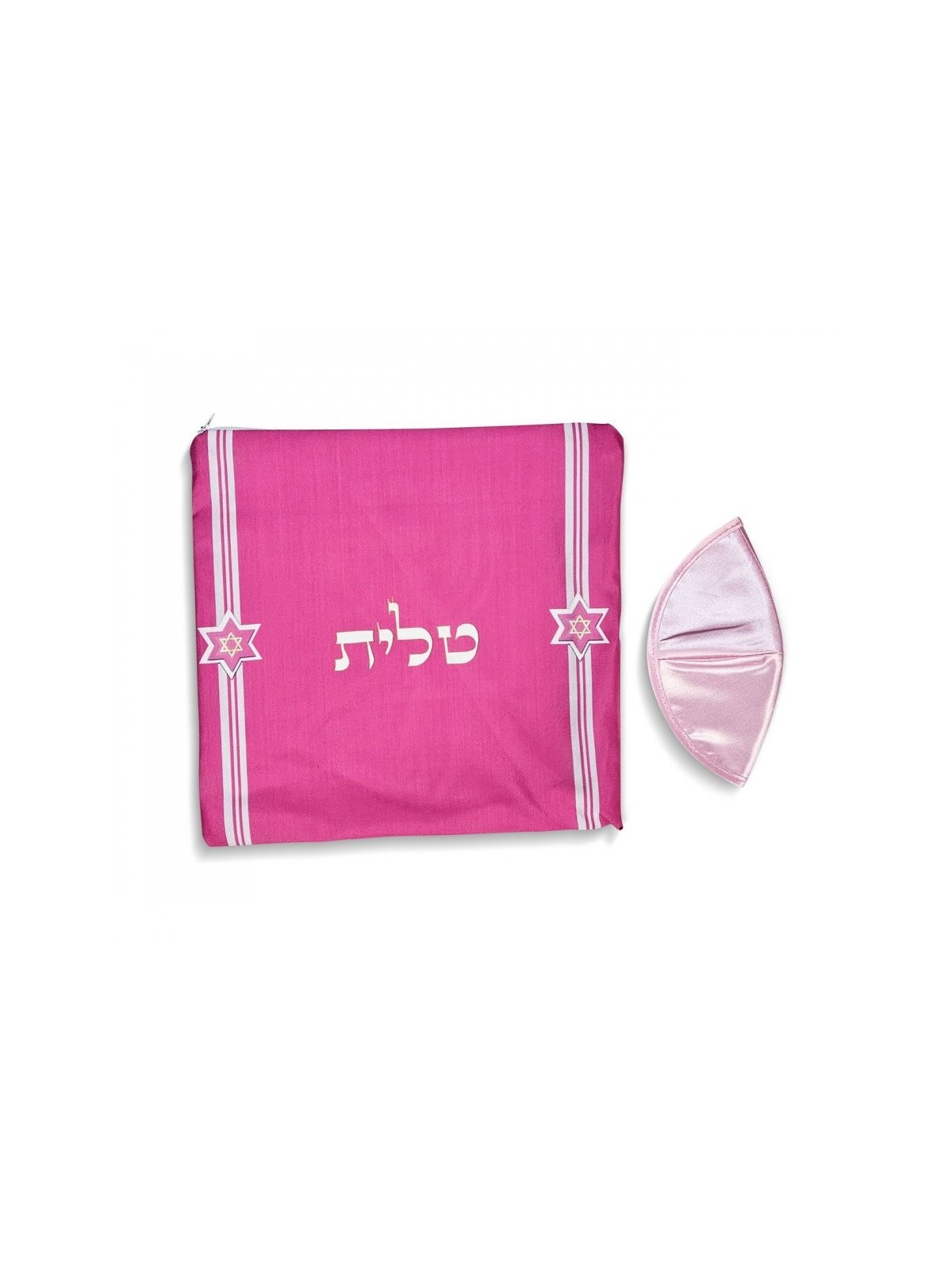 סט עטרת טלית אקריליק מוטיב מנורה... | טלית נשים טלית