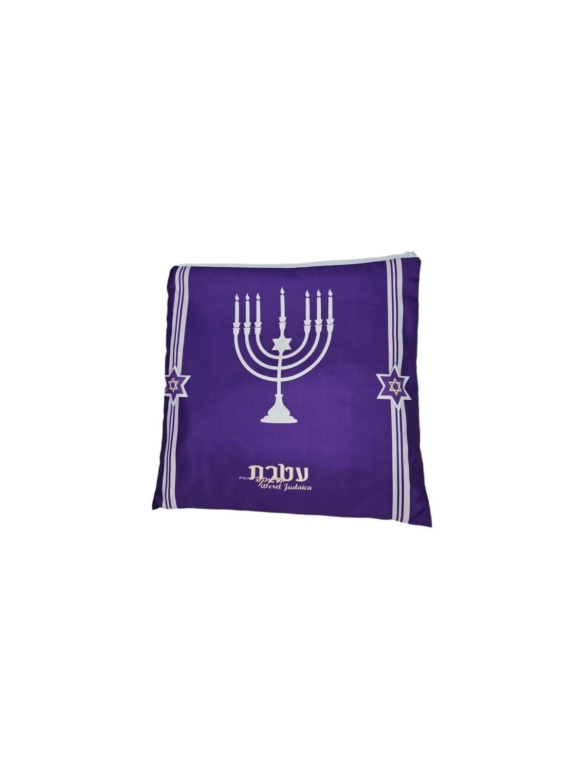 סט עטרת טלית אקריליק מוטיב מנורה... | טלית נשים טלית