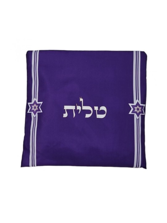 סט עטרת טלית אקריליק מוטיב מנורה... | טלית נשים טלית