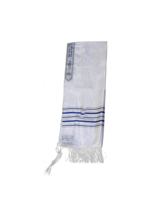 Talitnia Zion Paz Talit Châle de prière Bleu Si... | Talits traditionnels