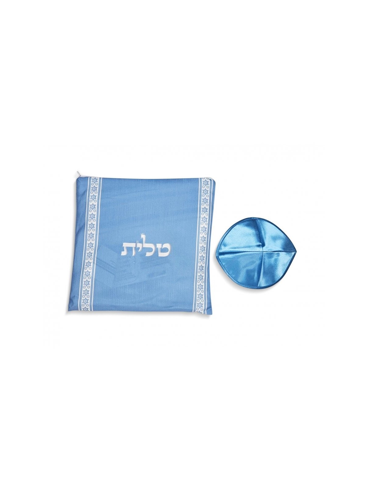 סט עטרת טלית אקריליק מוטיב ותנ"ך מנורה ... | טליתים מודרניים