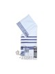 Acrylic Non Slip Tallit Textured Checke... | Traditional Prayer Shawls