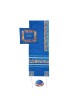 Tapis Brodé Polysilk Bleu Yair Emanuel... | Cadeau juif d'Israël