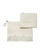 Off White Faux Leather Tallit and Tefillin ... | Talit & Tefillin Bags