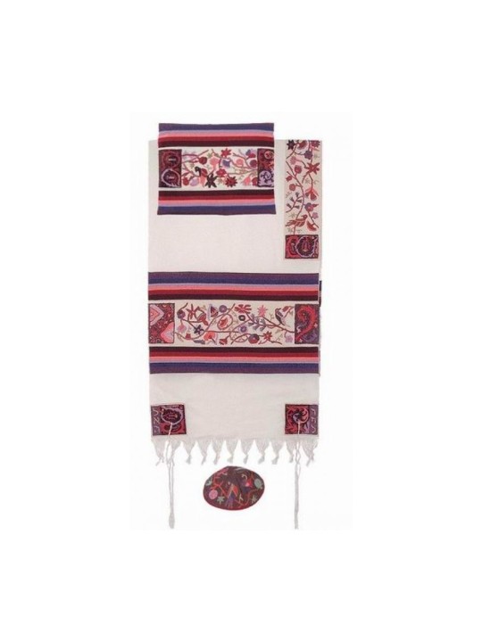 Yair Emanuel Hand Embroidered Woven Cotto... | Jewish Gift from Israel