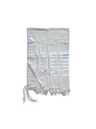 Talitnia Barak Non slip Lightweight Wool Ta... | Kittel & Prayer Shawl
