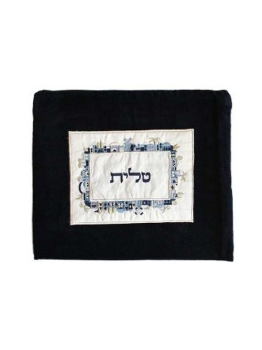 Yair Emanuel Dark Velvet Tallit Tefillin Ba... | Talit & Tefillin Bags