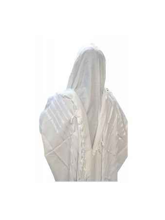 Acrylic Non Slip Tallit Textured Checke... | Traditional Prayer Shawls