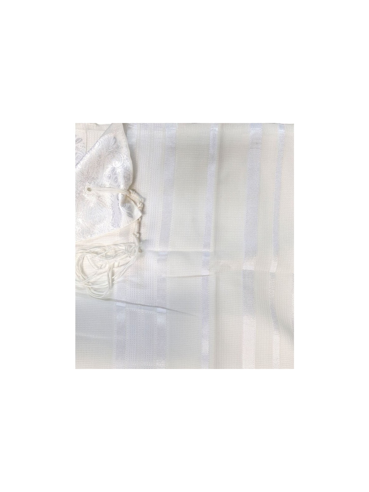 Talit texturé en acrylique antidérapant à carreaux... | Châles de prière traditionnels