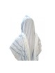 Acrylic Non Slip Tallit Textured Checke... | Traditional Prayer Shawls