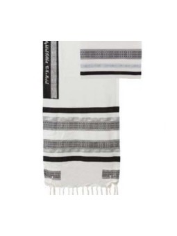 Ensemble de talit en coton 3 pièces Yair Emanuel avec... | Cadeau juif d'Israël