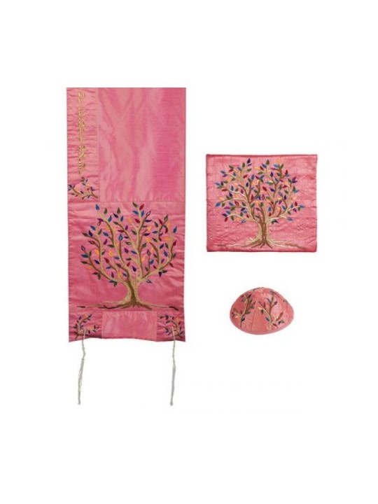 Yair Emanuel PolySilk Tallit Set Embroide... | Jewish Gift from Israel