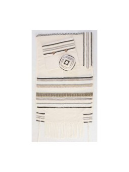 Weaving Creation Hand Woven Tallit Malchu... | Weaving Creation Tallit