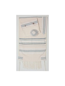 Tissage Création Talit Chesed tissé à la main... | Talit de création de tissage