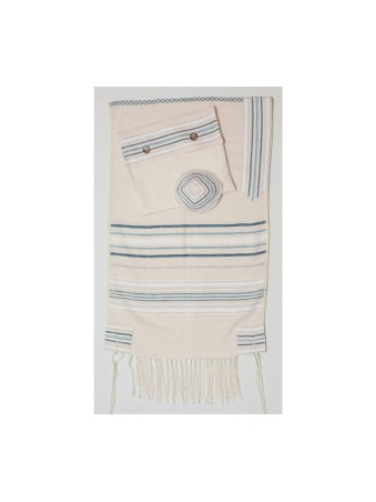 Tissage Création Talit Chesed tissé à la main... | Talit de création de tissage