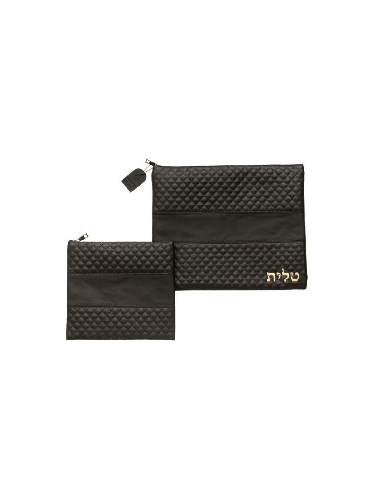 Ensemble de talit et de sacs en téfilines en faux cuir Ta... | Sacs Talit et Téfilines