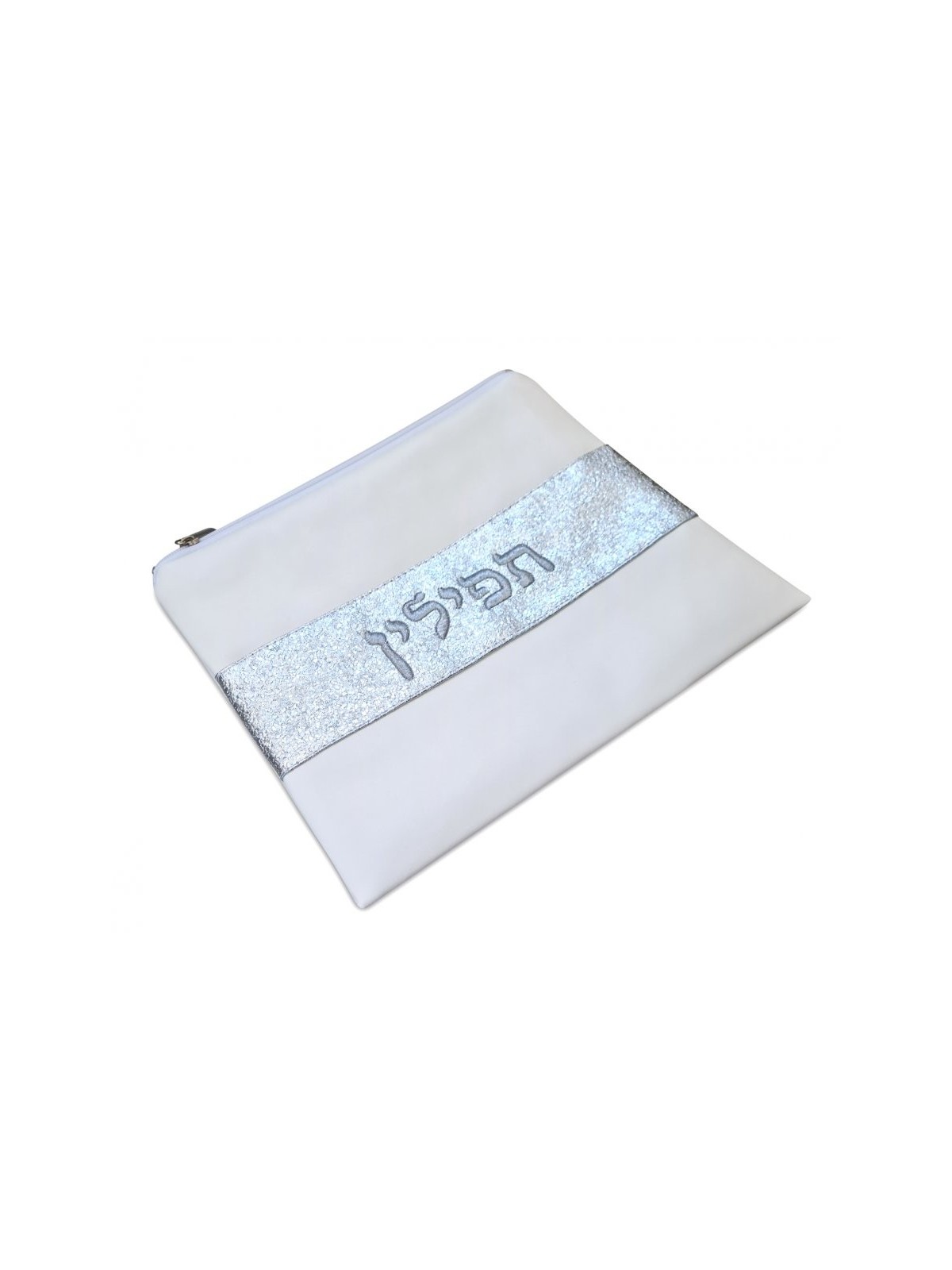 Off White Faux Leather Tallit and Tefillin ... | Talit & Tefillin Bags