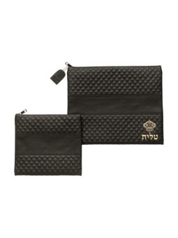Ensemble de talit et de sacs en téfilines en faux cuir Go... | Sacs Talit et Téfilines