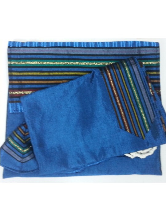Gabrieli Handwoven Royal Blue Silk Tal... | Gabrieli Hand Woven Tallit