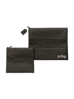 Faux Leather Tallit and Tefillin Bag Set Ta... | Talit & Tefillin Bags