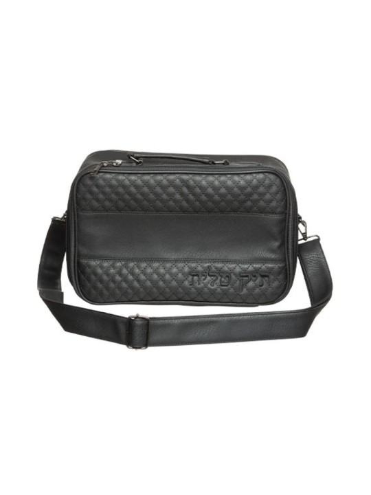 Sac Talit en faux cuir avec sangle réglable... | Cadeau juif d'Israël