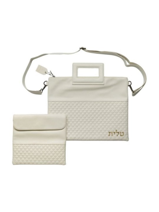 Faux Leather Tallit and Tefillin Bag Set ... | Jewish Gift from Israel