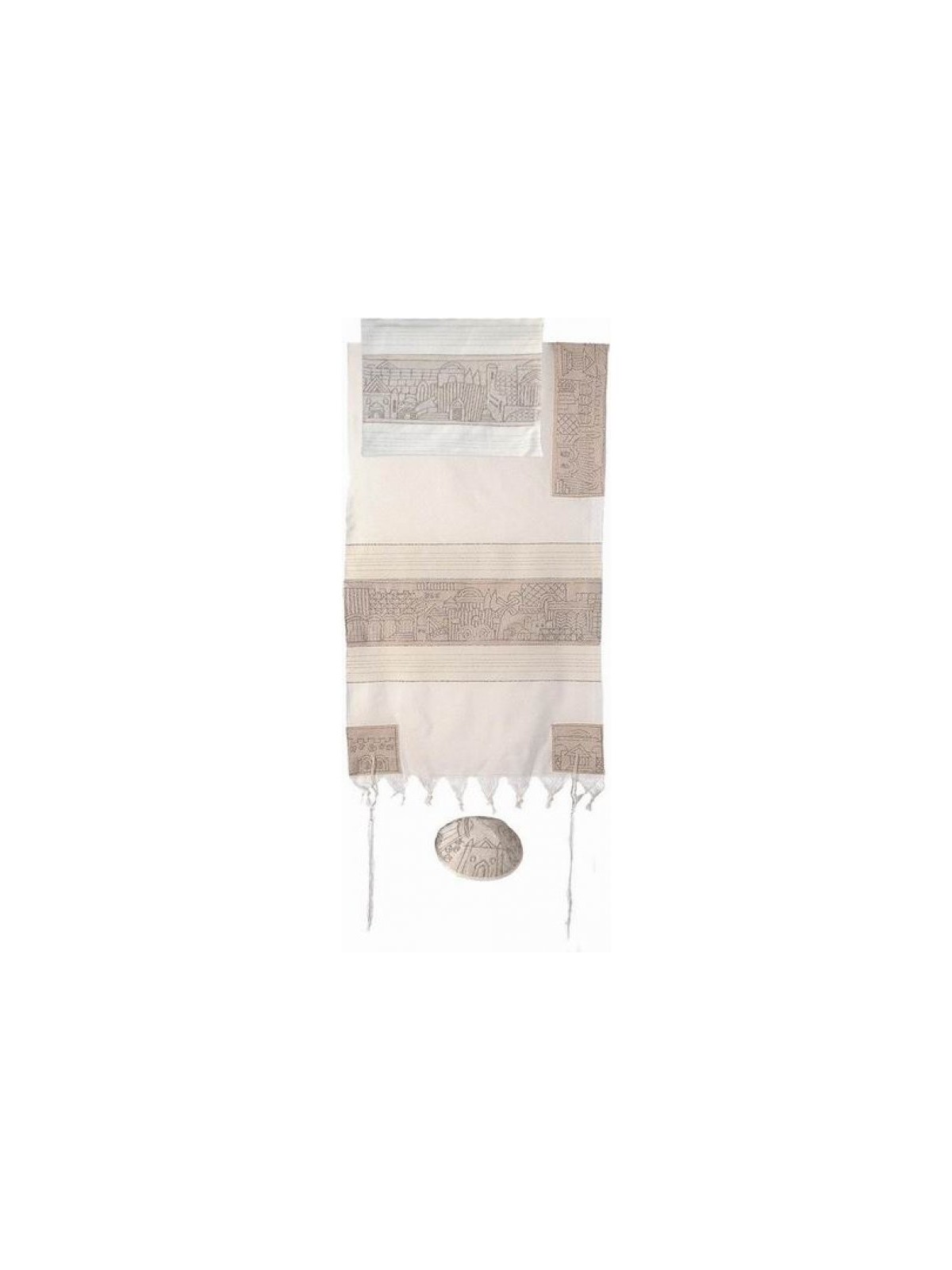 Yair Emanuel Hand Embroidered Woven Cotto... | Jewish Gift from Israel
