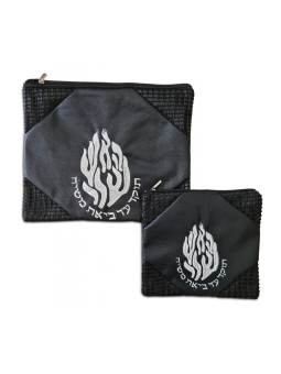 Black Faux Leather Tallit and Tefillin Bag ... | Talit & Tefillin Bags
