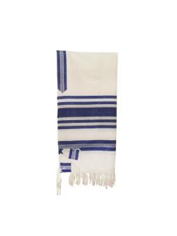Gabrieli Talit en laine blanche tissé à la main... | Talit tissé à la main Gabrieli