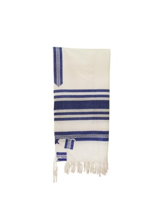 Gabrieli Talit en laine blanche tissé à la main... | Talit tissé à la main Gabrieli