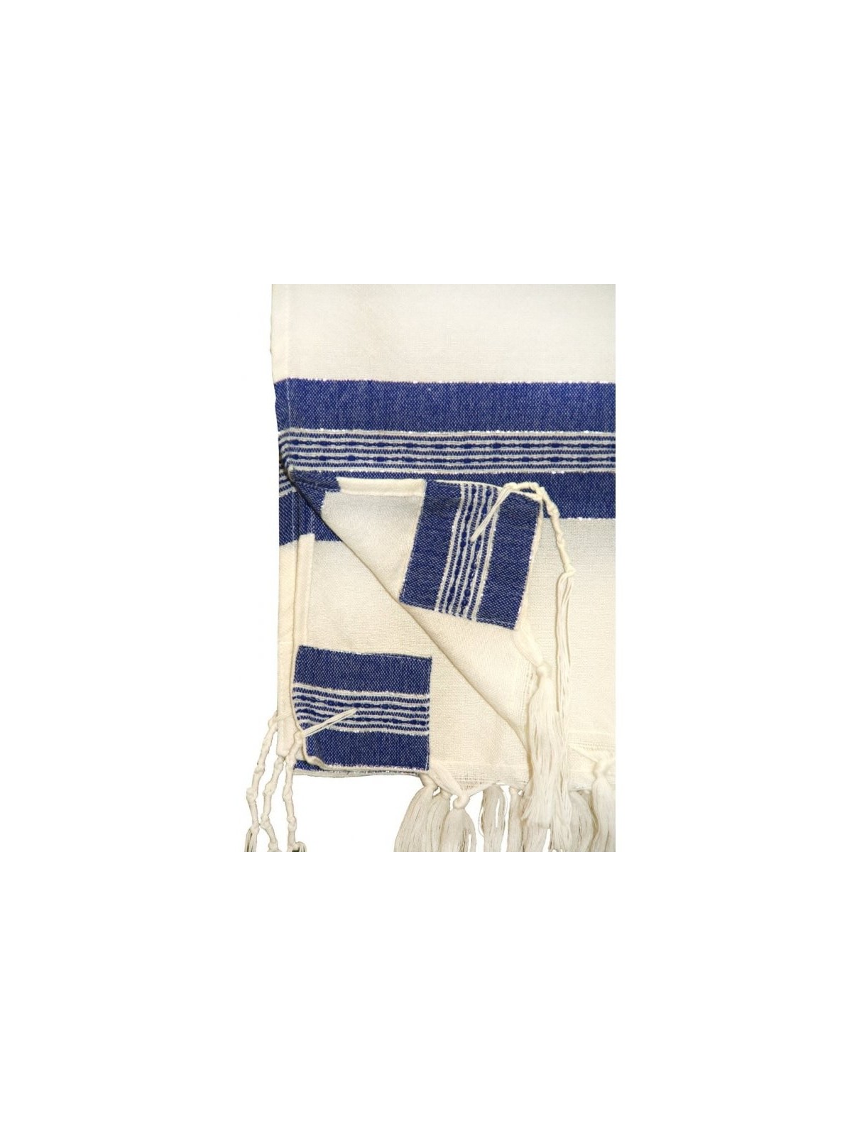 Gabrieli Talit en laine blanche tissé à la main... | Talit tissé à la main Gabrieli