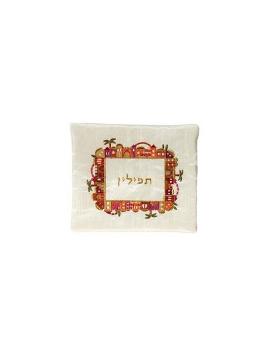 יאיר עמנואל רקם טלית תפילין ב... | תיקי טלית ותפילין