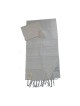 Ensemble de talit en coton tissé à la main Gabrieli... | Talit tissé à la main Gabrieli