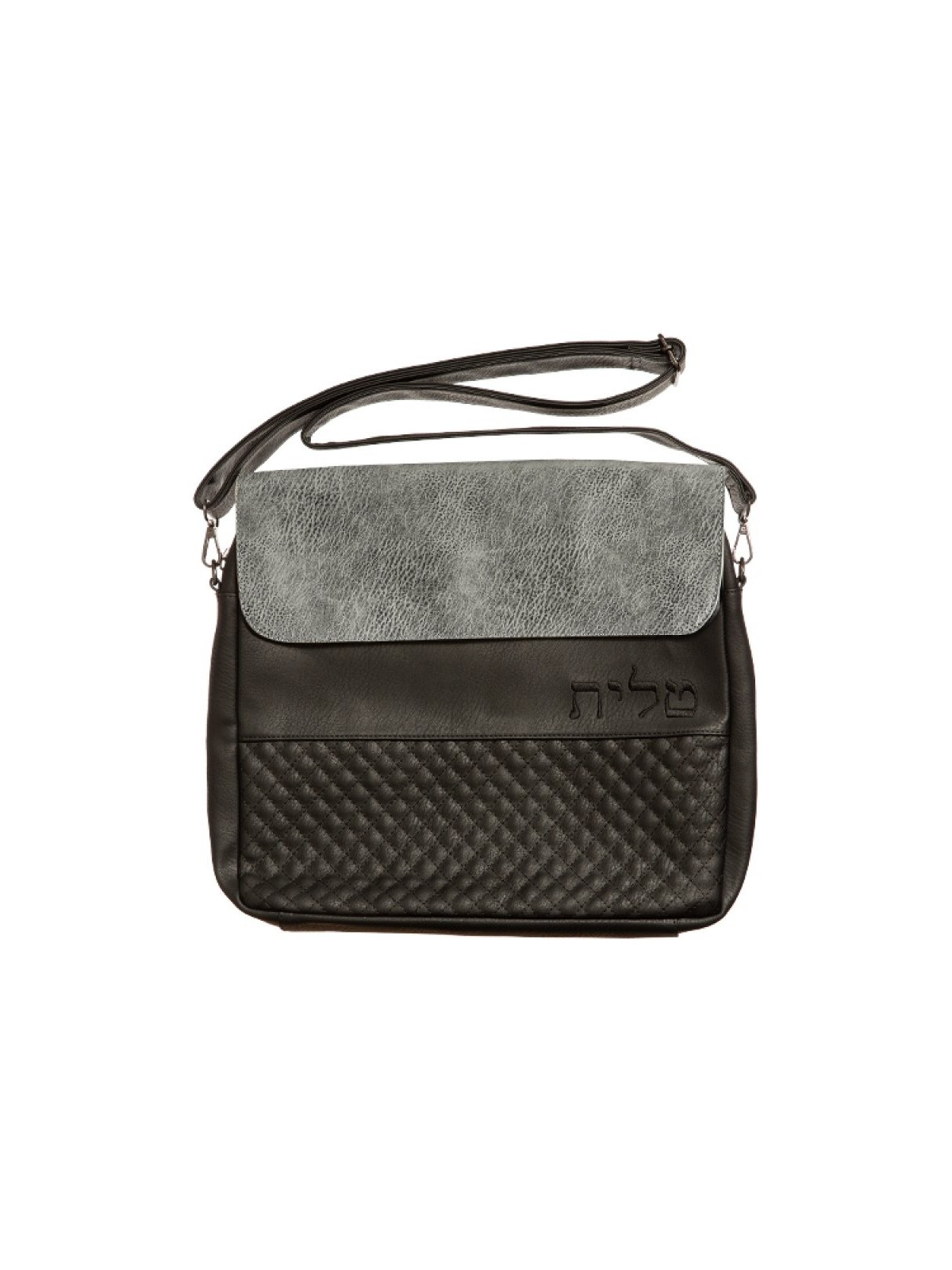 Sac Talit en similicuir bicolore avec sac... | Cadeau juif d'Israël