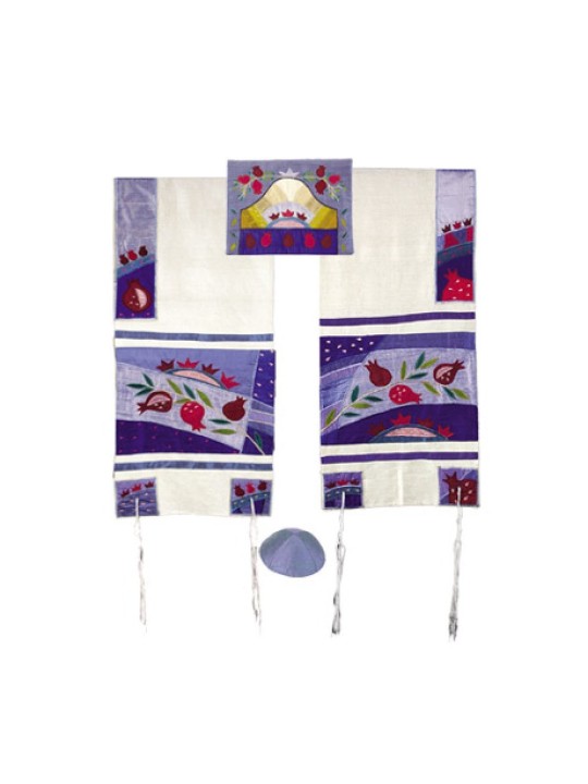 Yair Emanuel Embroidered Raw Silk Tallit ... | Jewish Gift from Israel