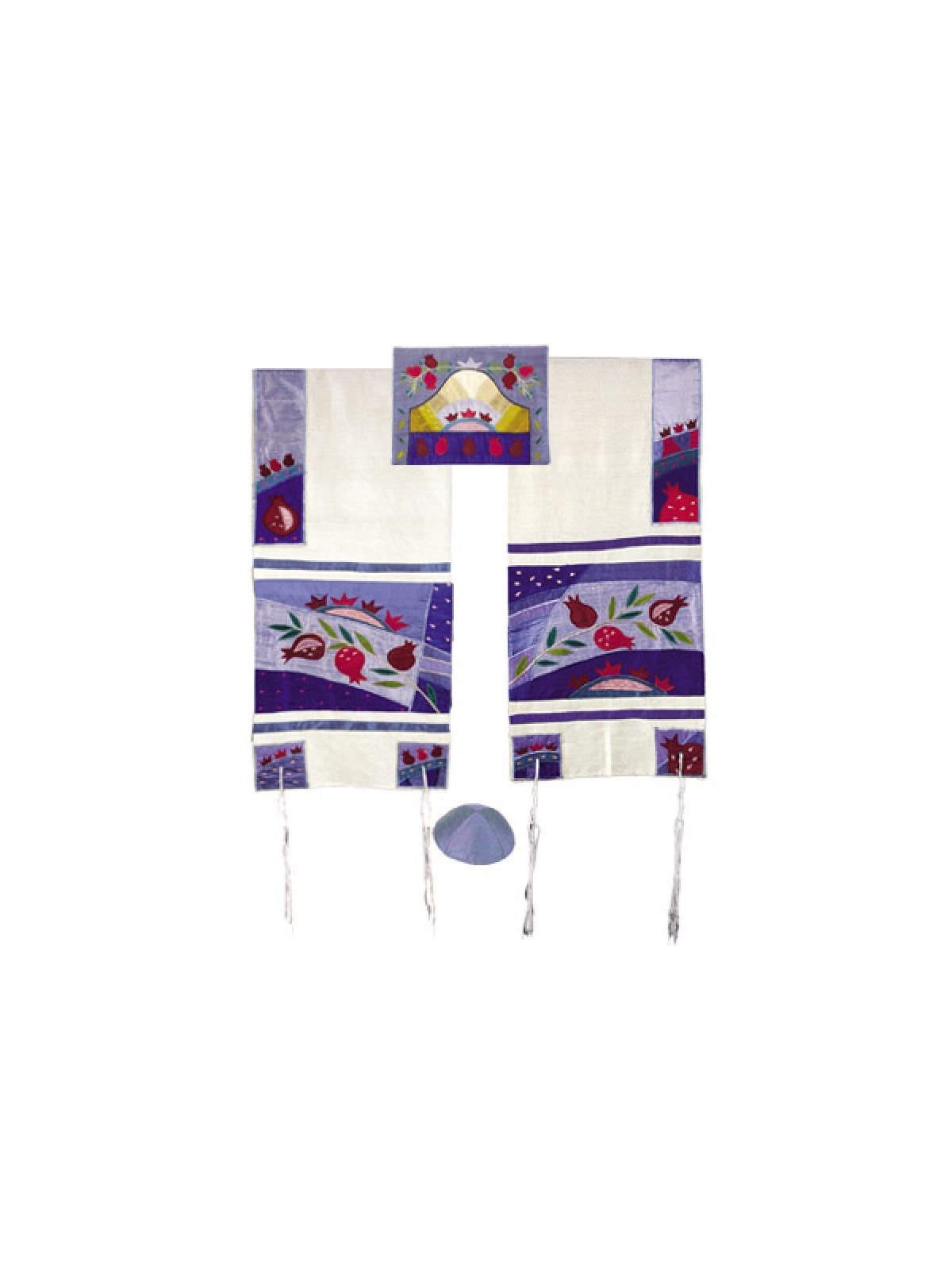 Yair Emanuel Embroidered Raw Silk Tallit ... | Jewish Gift from Israel
