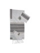Gabrieli Talit en soie blanche tissé à la main... | Talit tissé à la main Gabrieli