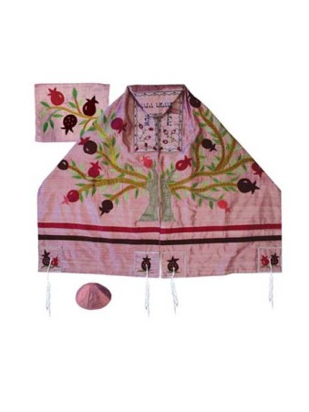 Yair Emanuel Embroidered Raw Silk Tallit ... | Jewish Gift from Israel