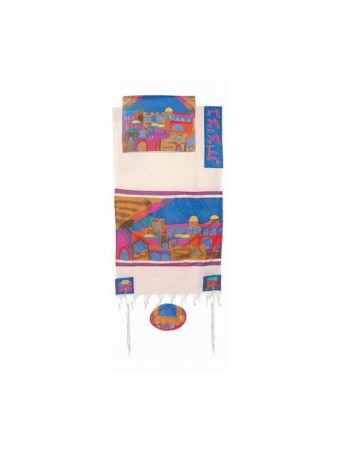 Yair Emanuel Woven Cotton and Hand Painte... | Jewish Gift from Israel