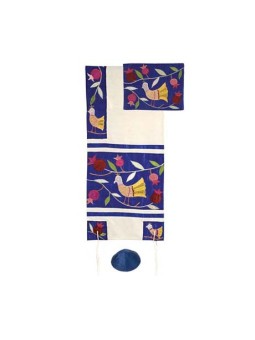 Yair Emanuel Embroidered Raw Silk Tallit ... | Jewish Gift from Israel