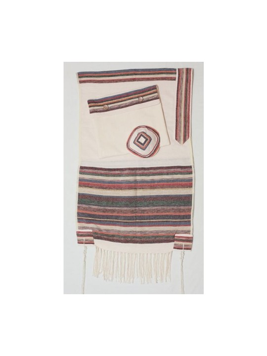 Weaving Creation Talit Gan tissé à la main Ed... | Talit de création de tissage