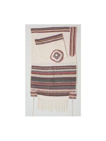 Weaving Creation Hand Woven Tallit Gan Ed... | Weaving Creation Tallit
