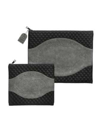Talit et Tefillin en faux cuir bicolore... | Sacs Talit et Téfilines