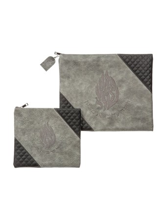 Talit en faux suède et sac Tefillin Breslev... | Sacs Talit et Téfilines