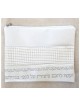 Tallit and Tefillin Bag Faux Leather Silver... | Talit & Tefillin Bags