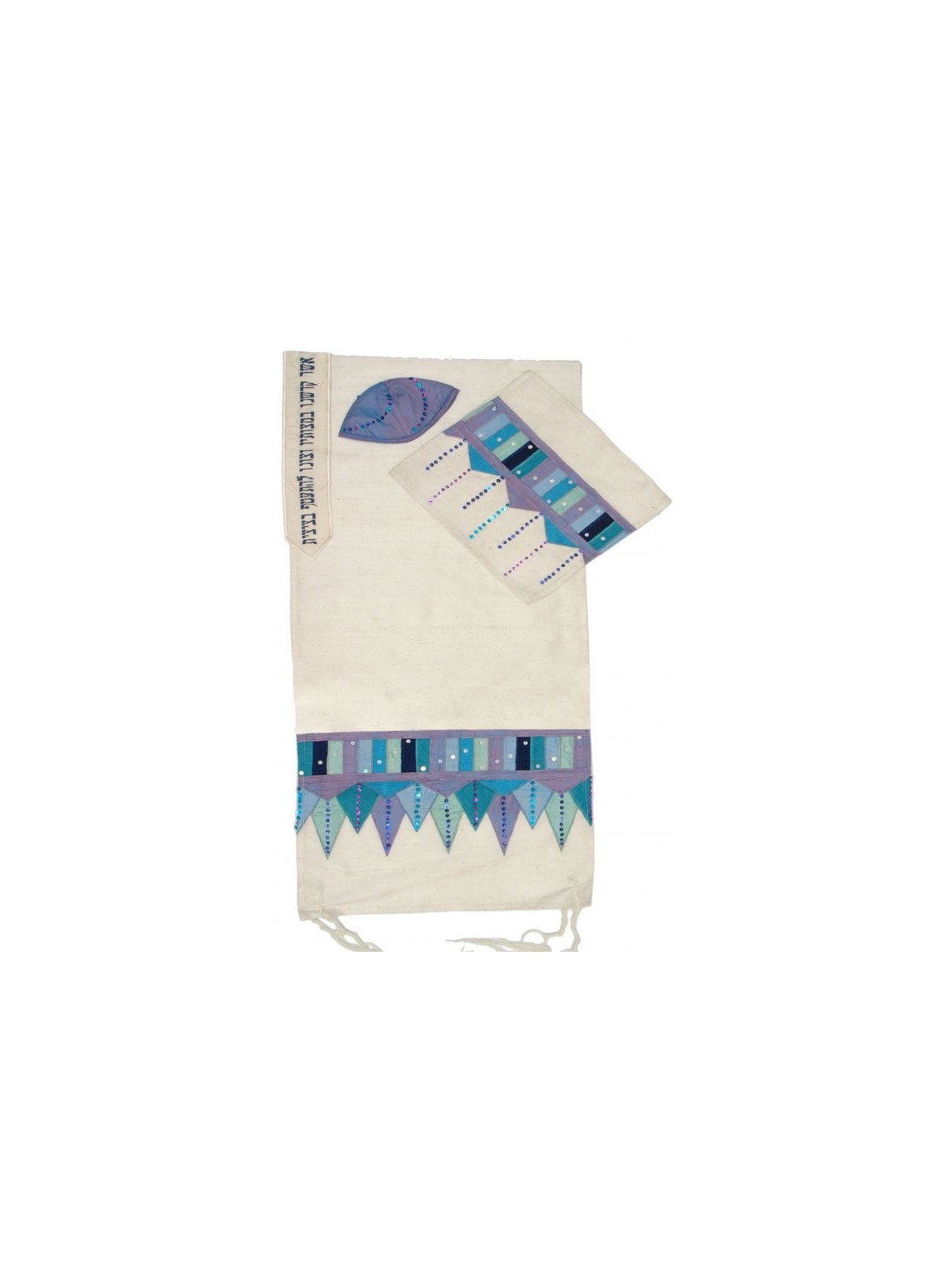 Rikmat Elimelech Talit de Marrakech violet | Talit Rikmat Elimelech