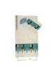 Rikmat Elimelech Bleu Marrakech Talit | Talit Rikmat Elimelech