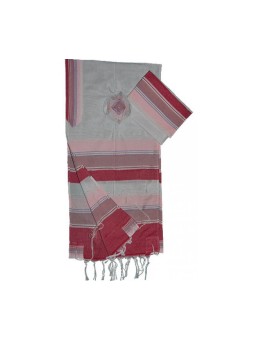 Gabrieli Talit en soie blanche tissé à la main... | Talit tissé à la main Gabrieli